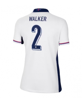 Inghilterra Kyle Walker #2 Maglia Gara Casa Repliche Europei 2024 Donna